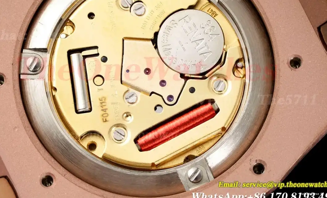 RG 8F Swiss Dial Oak Quartz 33mm  white Ladies RG Royal 0608